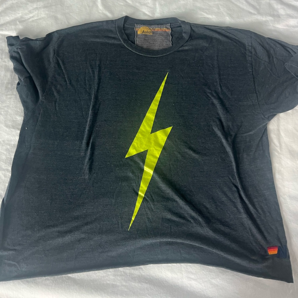 AVIATOR NATION XL TEE LIGHTNING